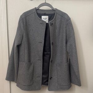 Abercrombie and Fitch Wool Blend Coat